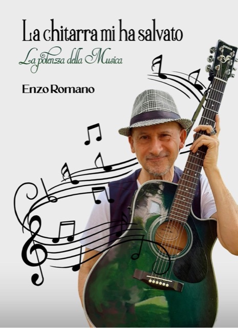 Copertina di «La chitarra mi ha salvato» di Enzo Romano